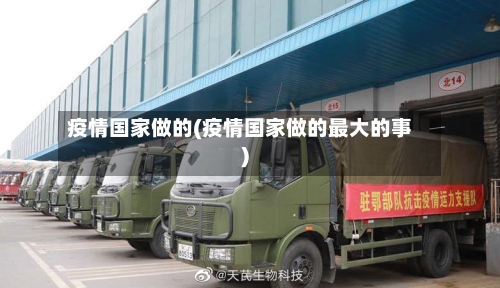 疫情国家做的(疫情国家做的最大的事)